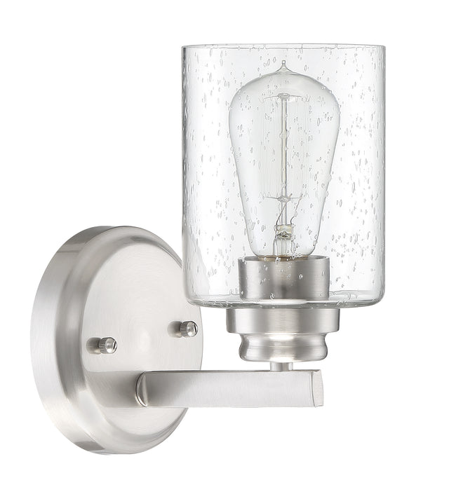 50501-BNK - Bolden 1 Light 8.5" High Wall Sconce - Brushed Nickel