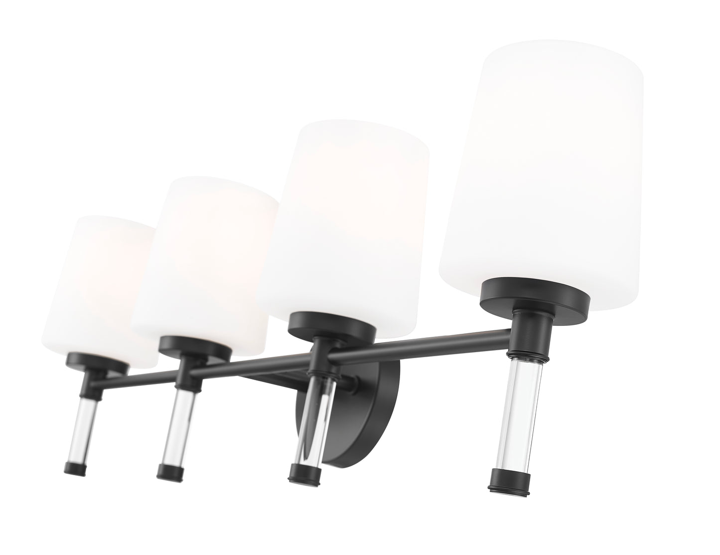 7700-4V-MB - Henri 4 Light 32" Vanity - Matte Black