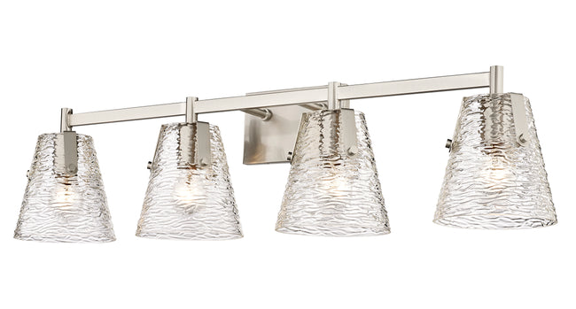 1101-4V-BN - Analia 4 Light 36" Vanity - Brushed Nickel