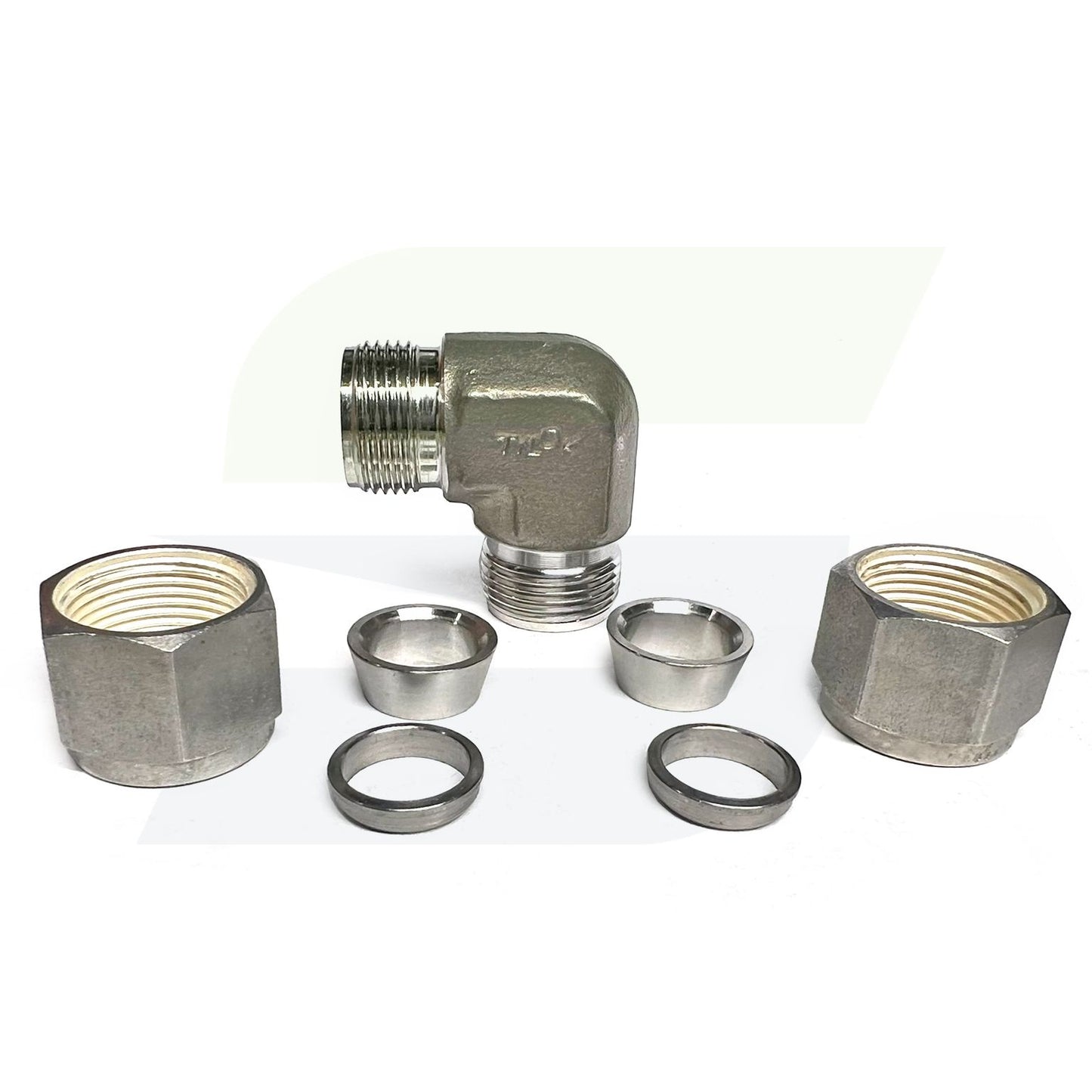 SS-8-DELU-8 - Stainless 1/2" CBC Tube x 1/2" CBC Tube Union Elbow