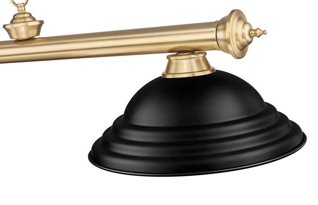 2306-4HBR-SMB - Cordon 4 Light 82" Billiard - Heritage Brass