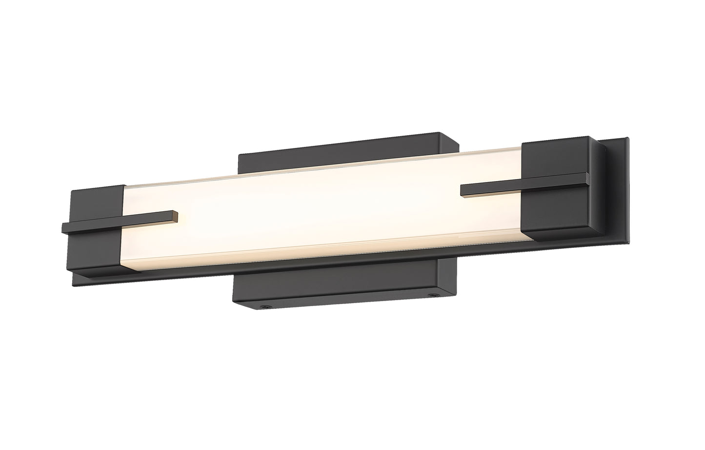 4100-18W-MB-LED - Chase 1 Light 18" Vanity - Matte Black