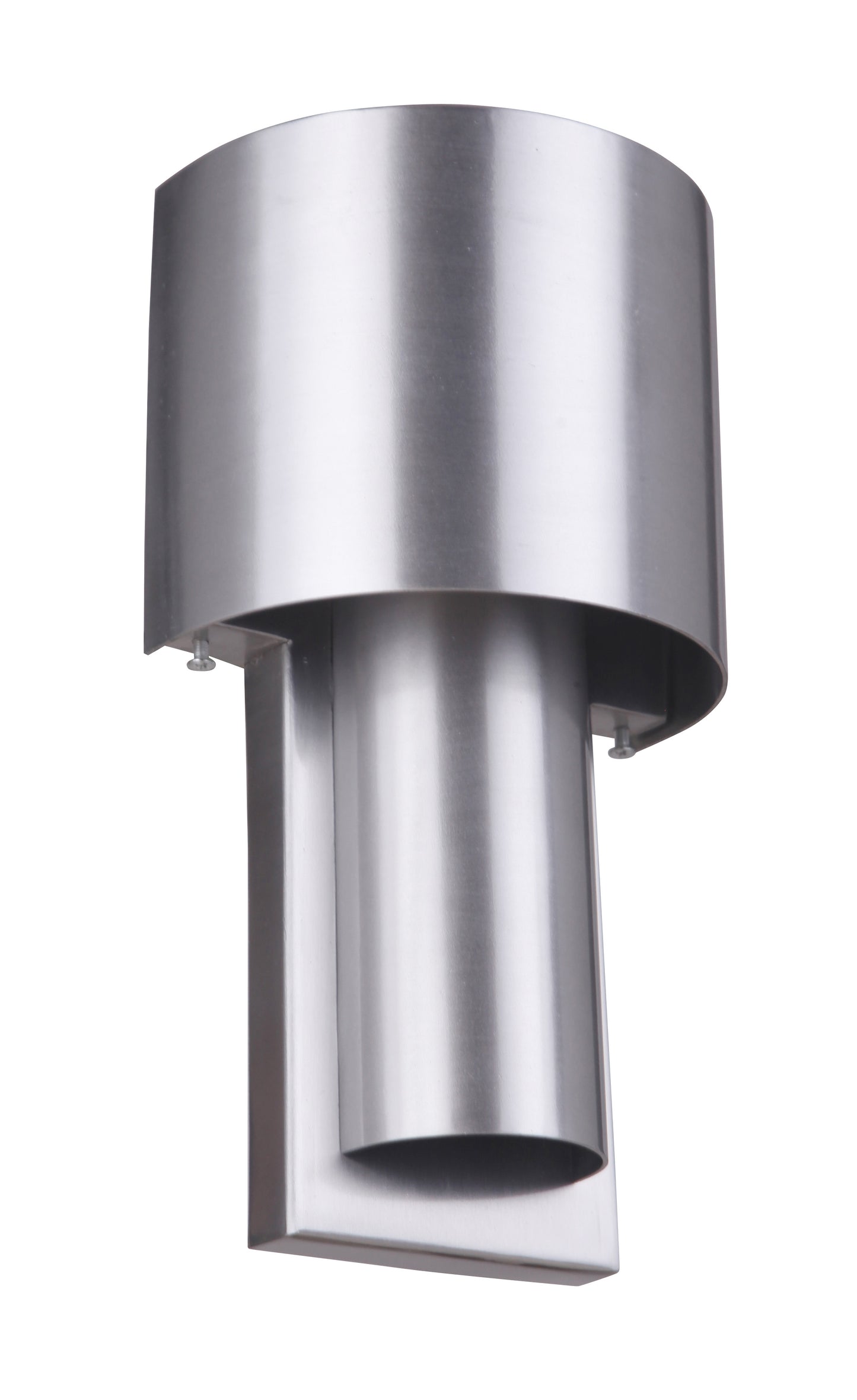 ZA5102-SA-LED - Midtown 1 Light 10.88" High Outdoor Pocket Lantern - Satin Aluminum