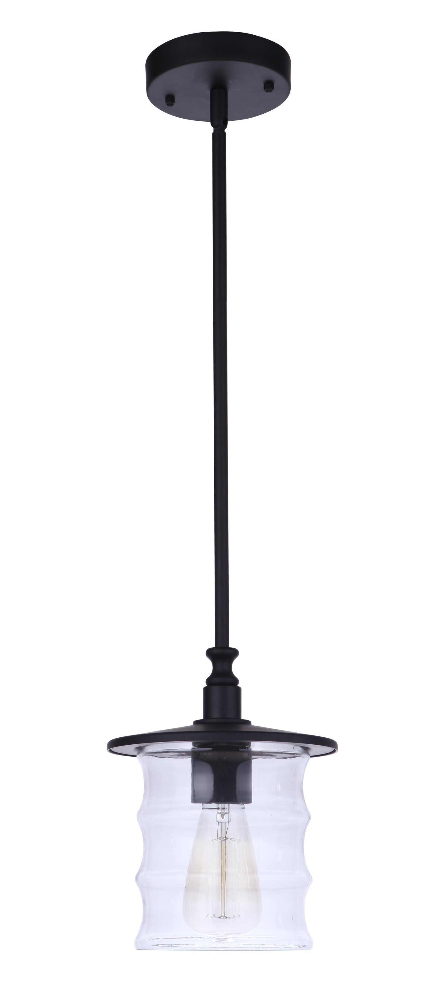 ZA3611-MN - Canon 1 Light 7.5" Wide Outdoor Pendant - Midnight