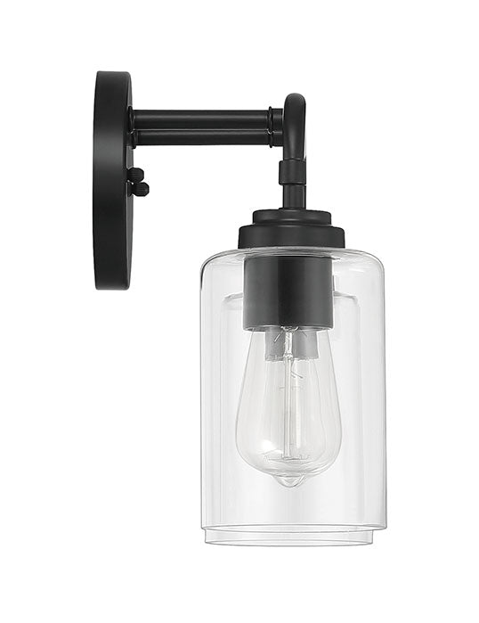 56002-FB - Stowe 2 Light 15" Wide Vanity Light - Flat Black