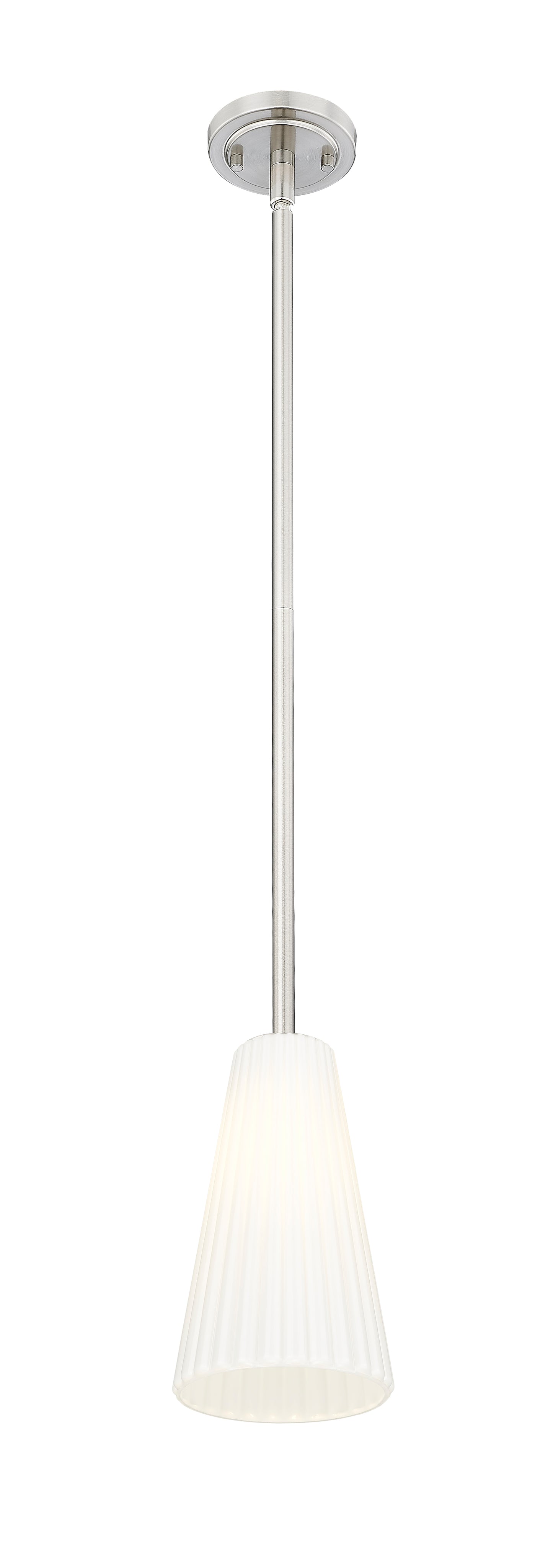 3043P6-ROD-BN - Farrell 1 Light 6" Pendant - Brushed Nickel