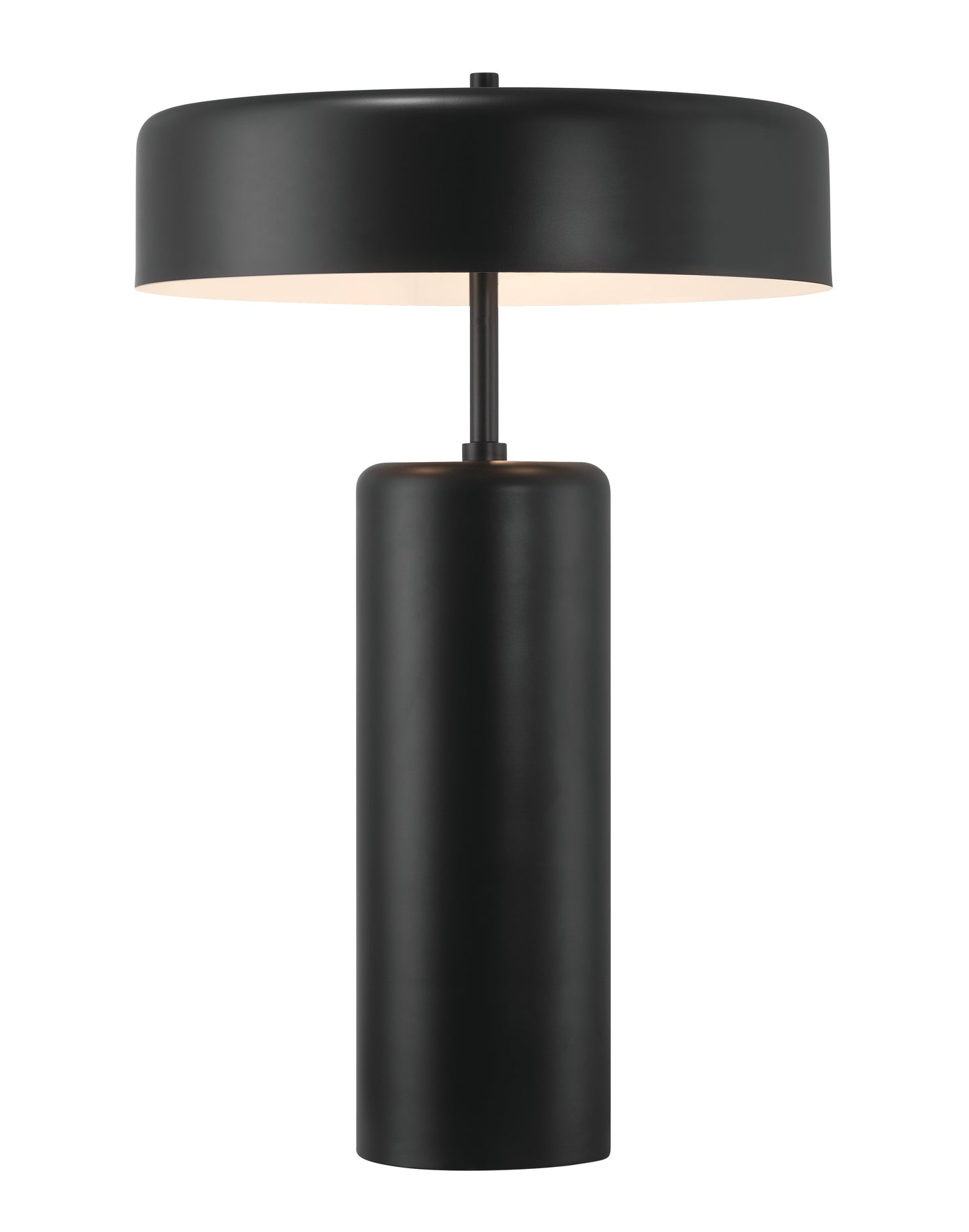 87002FB-T - 3 Light 23" High Table Lamp - Flat Black