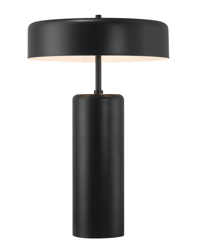 87002FB-T - 3 Light 23" High Table Lamp - Flat Black