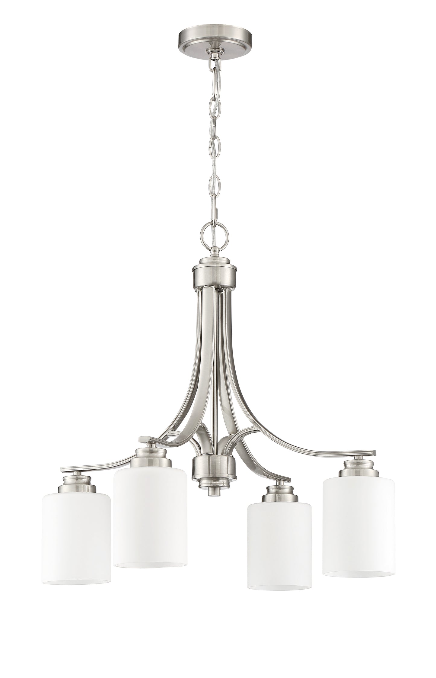 50524-BNK-WG - Bolden 4 Light 23" Wide Chandelier - Brushed Nickel