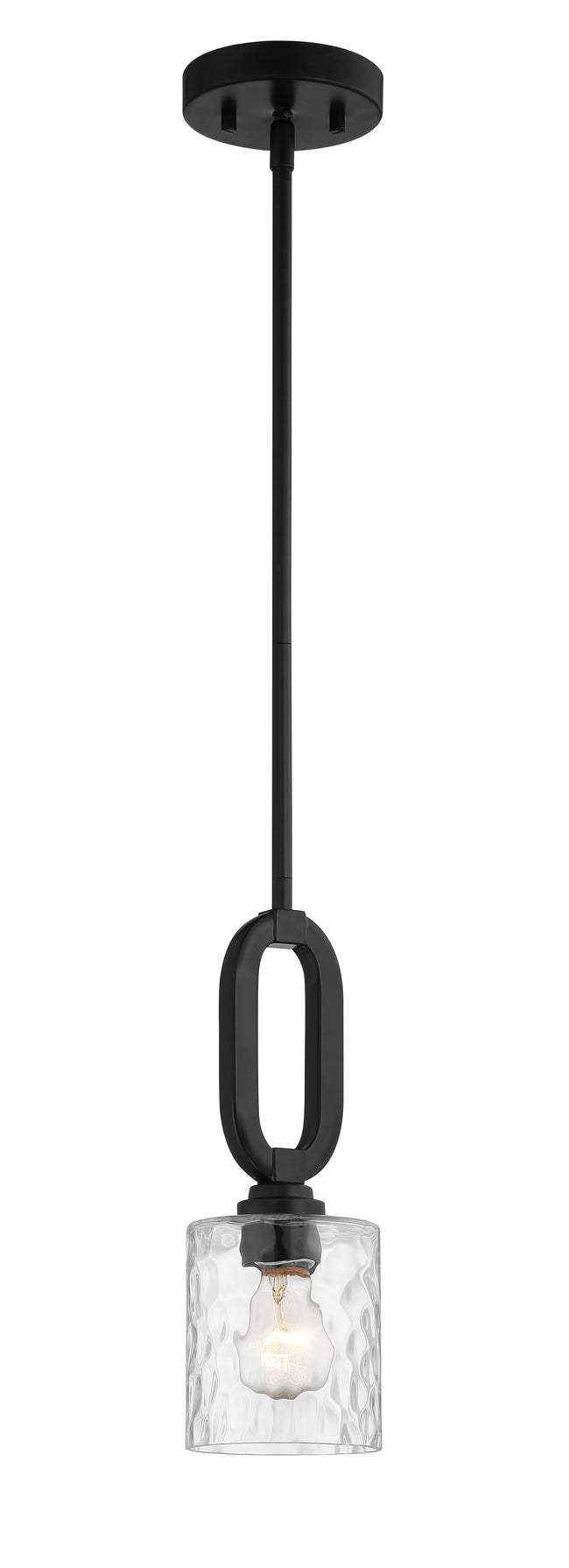 54291-FB - Collins 1 Light 5.13" Wide Mini Pendant - Flat Black