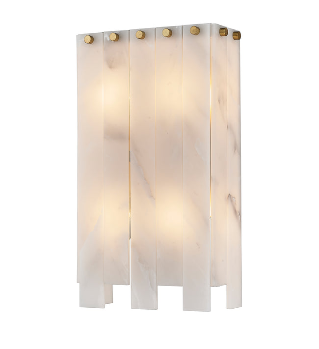 345-4S-RB - Viviana 4 Light Wall 16" Sconce - Rubbed Brass