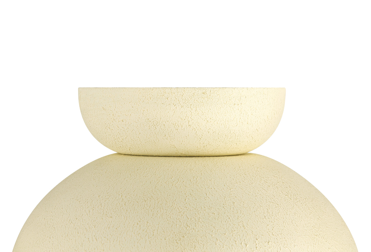 59181-CW - Ventura Dome 1 Light 10.5" Wide Flush Mount - Cottage White