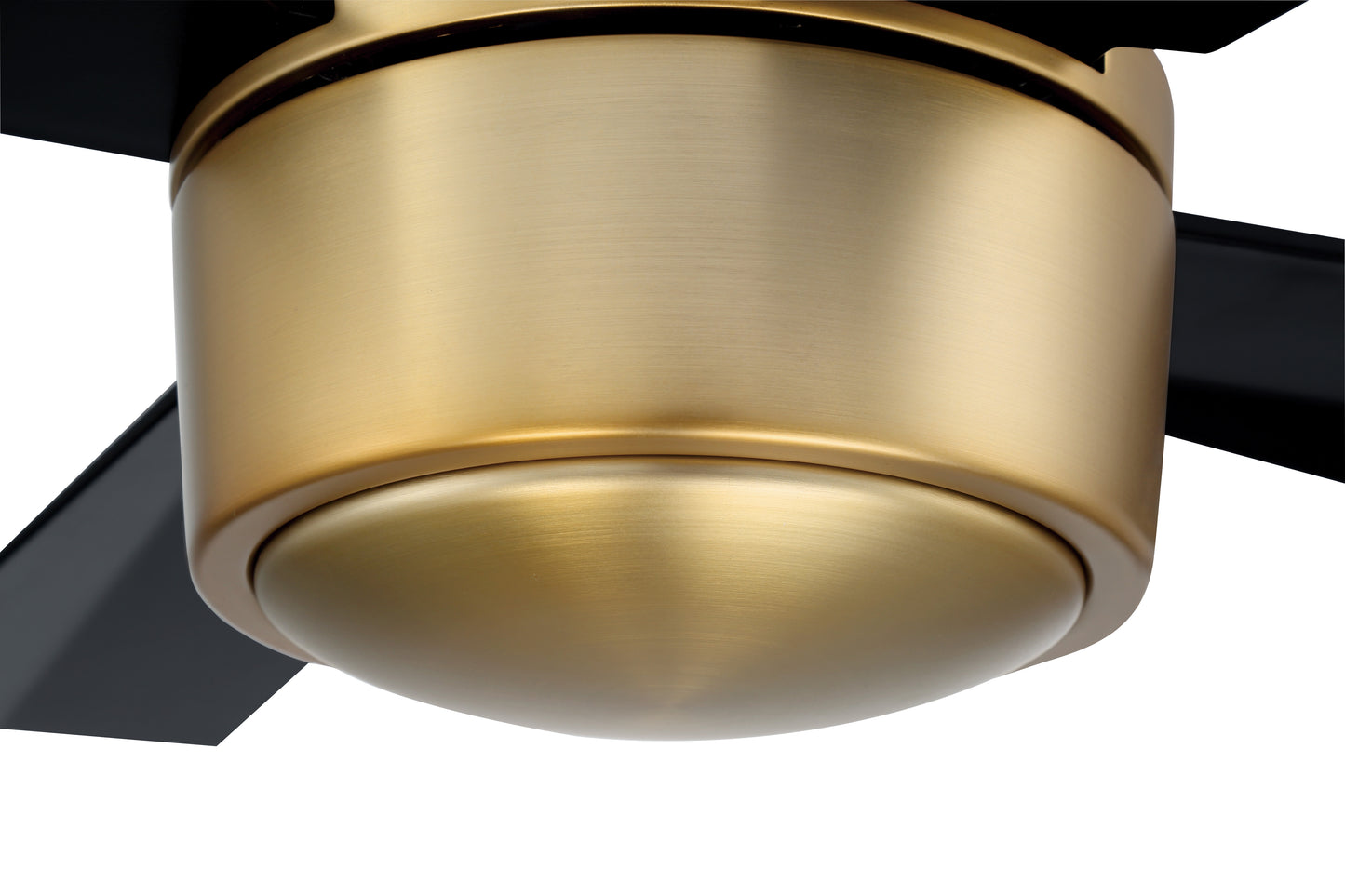 THO42SB4 - Theo 42" 4 Blade Indoor Outdoor Ceiling Fan with Light Kit - Satin Brass