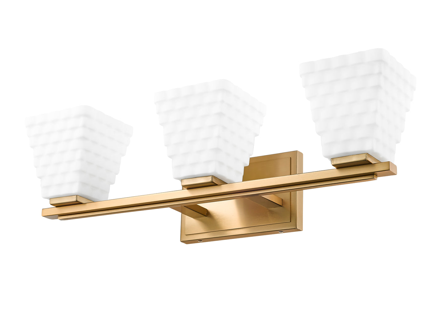7514-3V-MGLD - Annalise 3 Light 24" Vanity - Modern Gold
