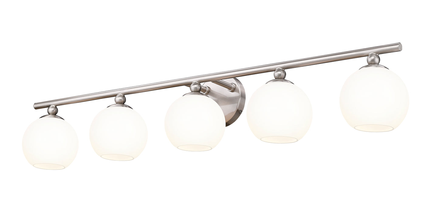 1100-5V-BN - Neoma 5 Light 38" Vanity - Brushed Nickel