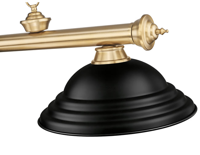 2306-3HBR-SMB - Cordon 3 Light 58" Billiard - Heritage Brass