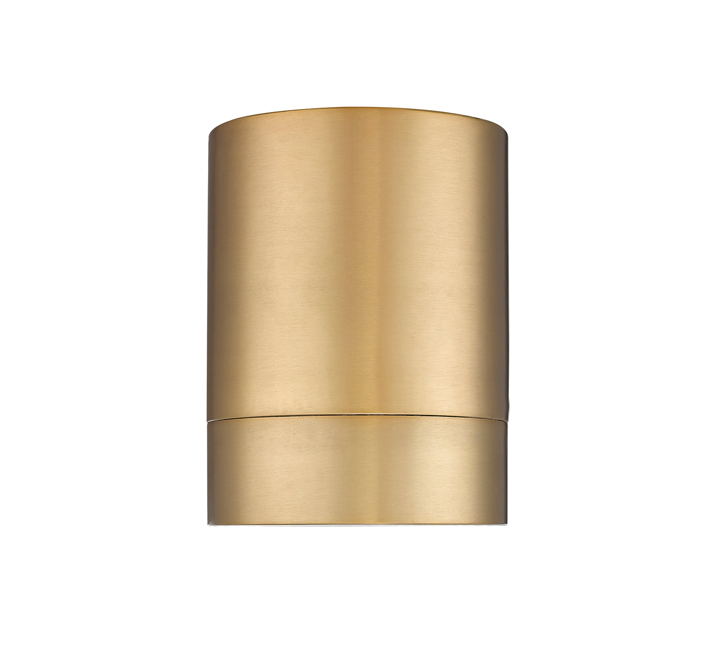 1006F6-MGLD-LED - Algar 1 Light Flush 6" Mount - Modern Gold
