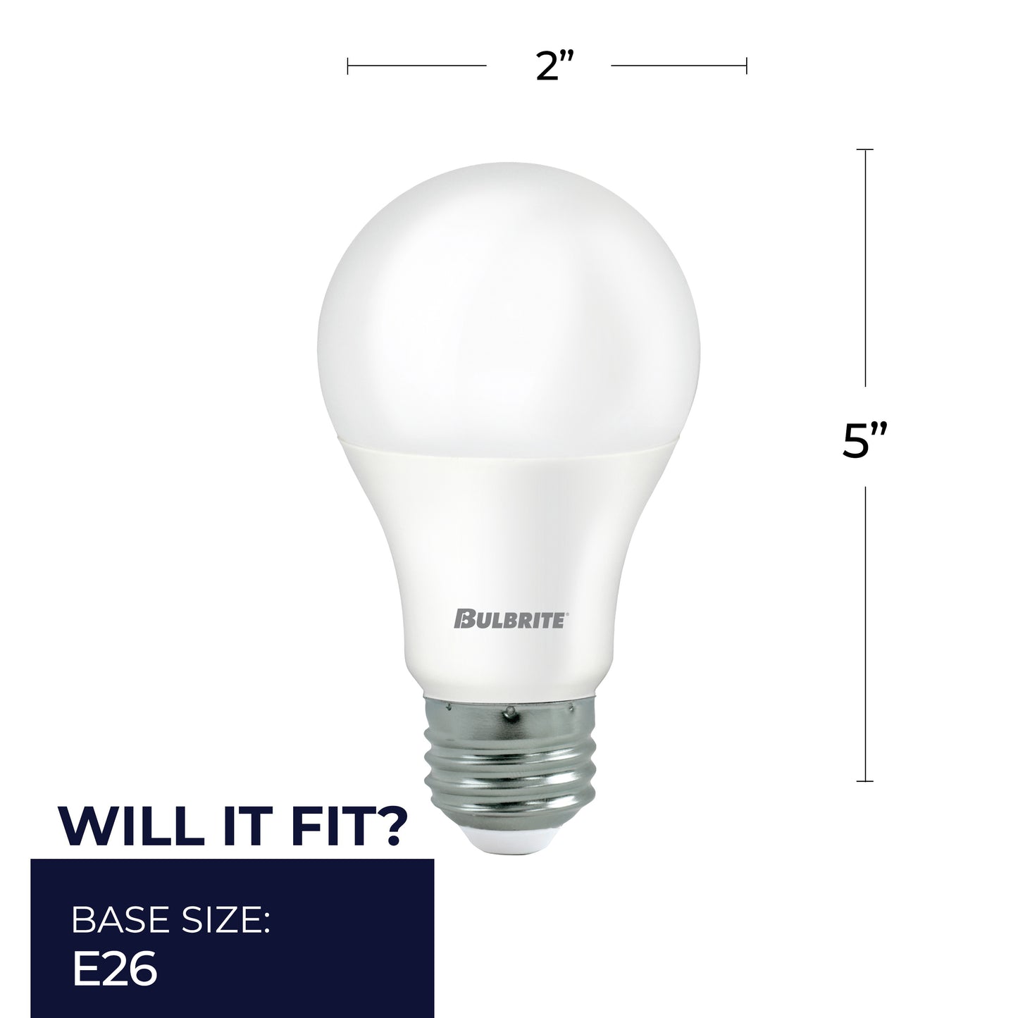 774286 - A19 LED Light Bulb - 5/9/14 Watt - 3000K - 4 Pack