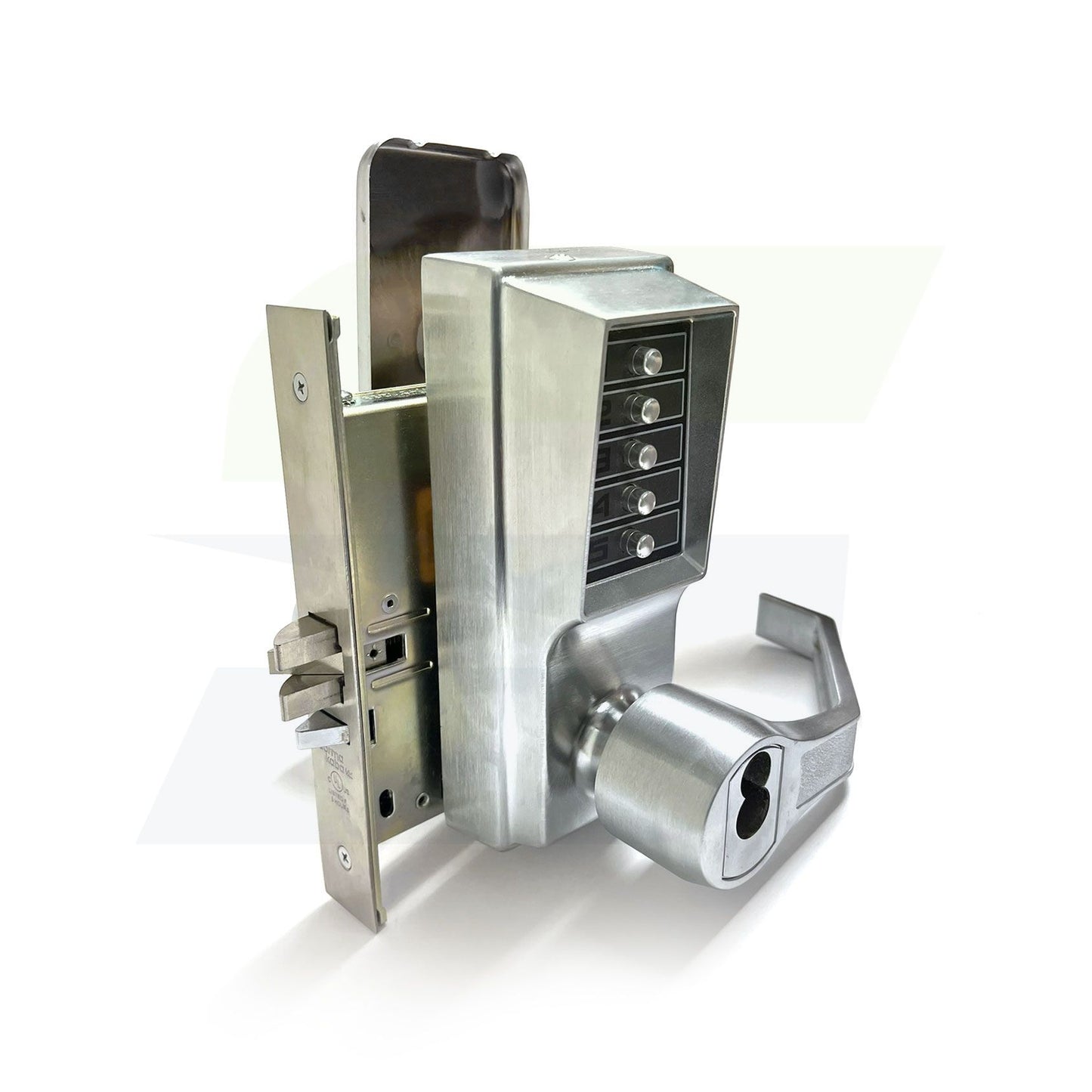 Simplex 8100 - Right Hand Reverse Mechanical Pushbutton Lever Mortise Combination Entry Lock