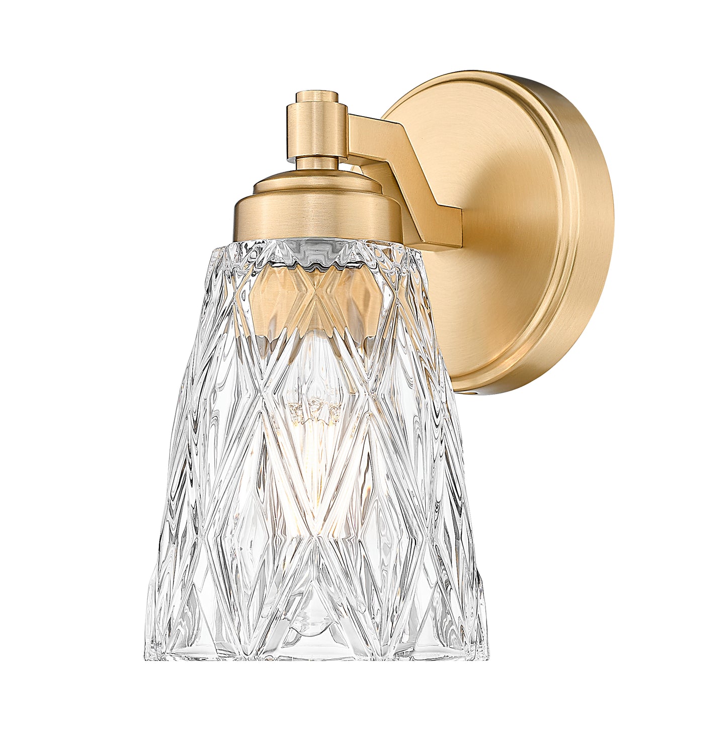 1960-1S-MGLD - Andree 1 Light Wall 9" Sconce - Modern Gold