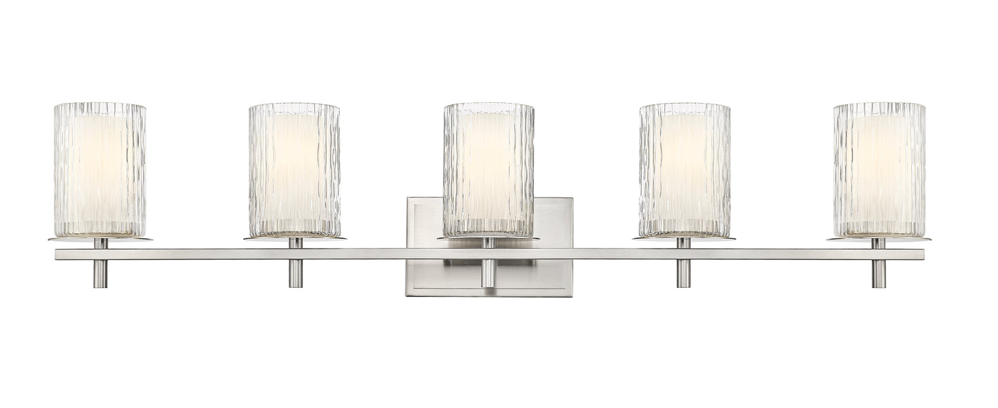 1949-5V-BN - Grayson 5 Light 40" Vanity - Brushed Nickel