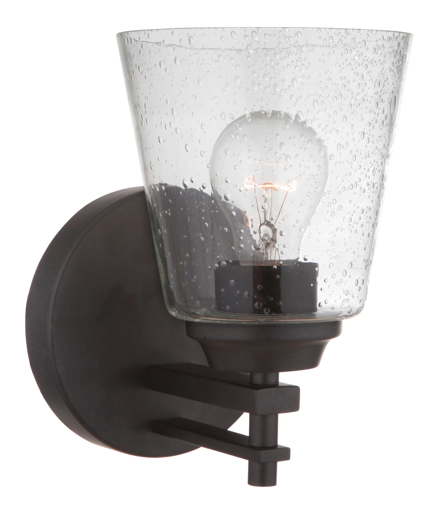 19606FB1 - Drake 1 Light 8.5" High Wall Sconce - Flat Black