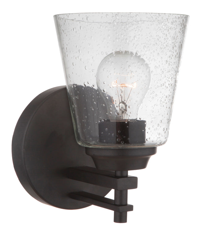19606FB1 - Drake 1 Light 8.5" High Wall Sconce - Flat Black