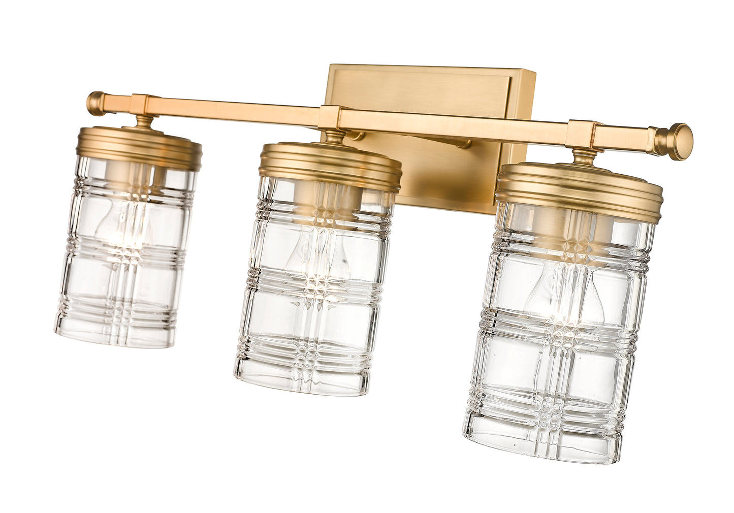 344-3V-HG - Archer 3 Light 25" Vanity - Heirloom Gold