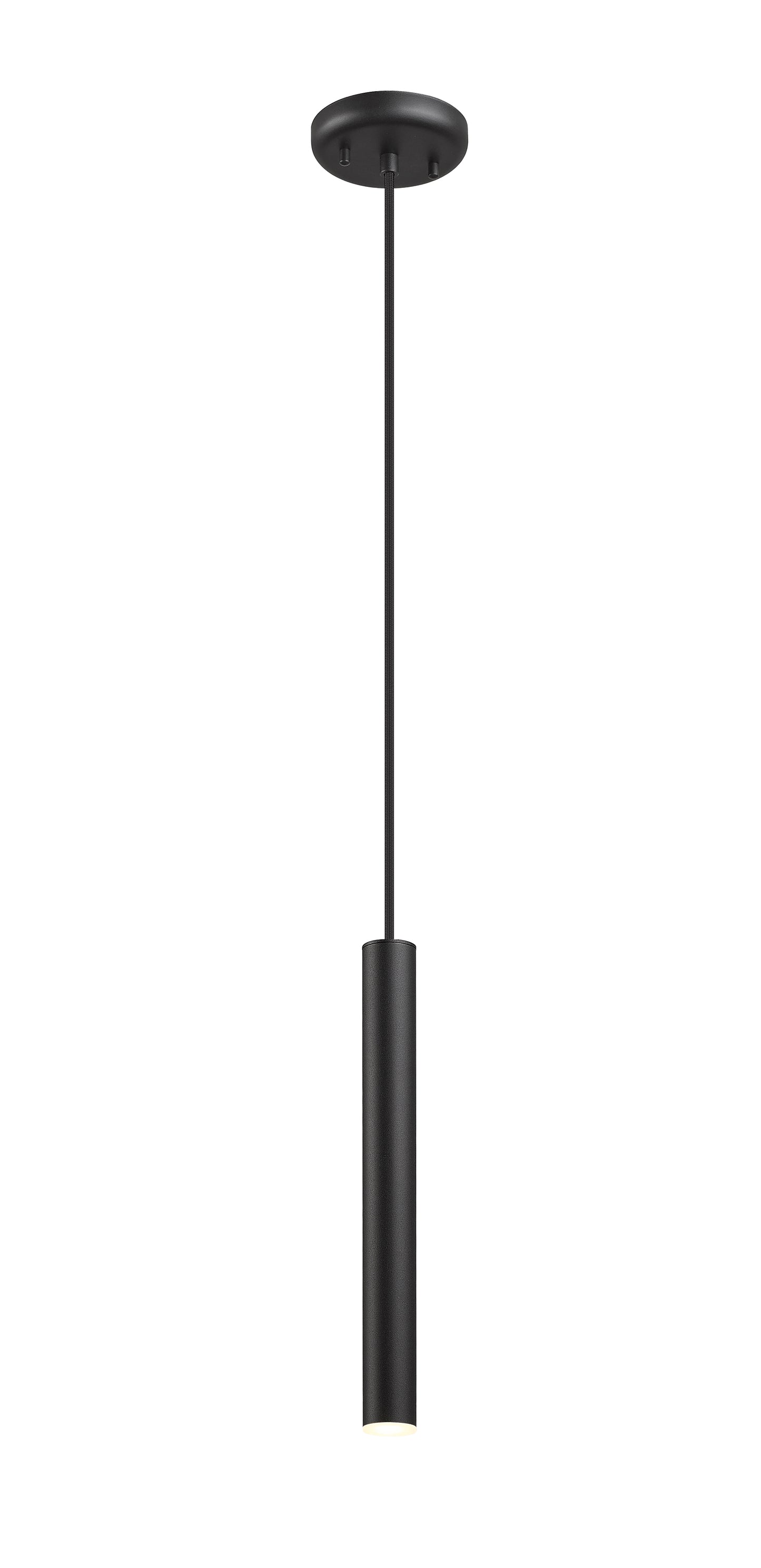 919MP12-MB-LED - Forest 1 Light Pendant 5" - Matte Black