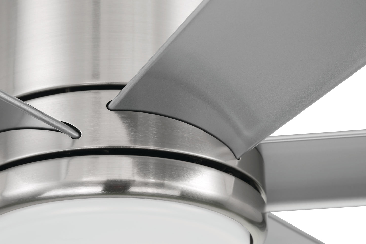 TTE65BNK6 - Tate 65" 6 Blade Indoor Outdoor Ceiling Fan with Light Kit - Brushed Nickel