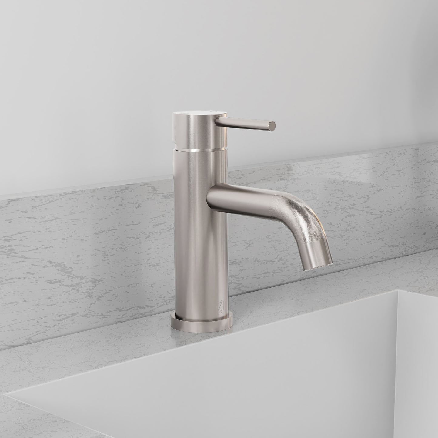 RBCN1-BF-BN - Rubicon Elegant Single Handle Bath Faucet in Brushed Nickel