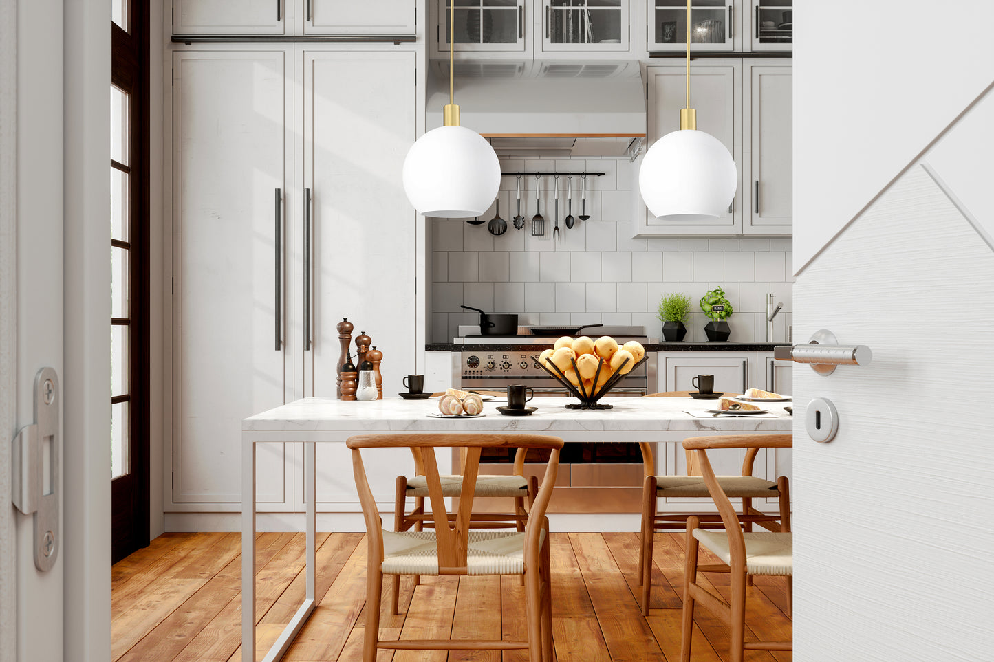 7500P14-OBR - Margo 1 Light 14" Pendant - Olde Brass