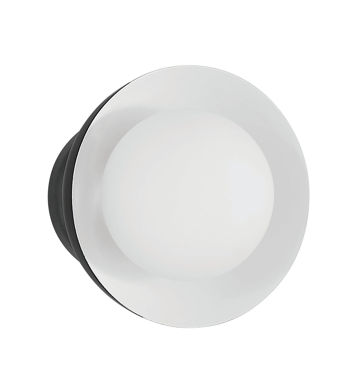 59161-FB - Ventura Dome 1 Light 7.63" High Wall Sconce - Flat Black