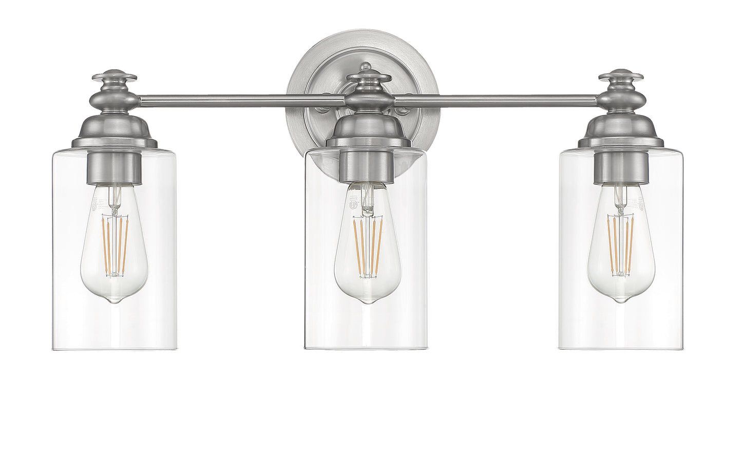 49803-BNK-C - Dardyn 3 Light 22" Wide Vanity Light - Brushed Nickel