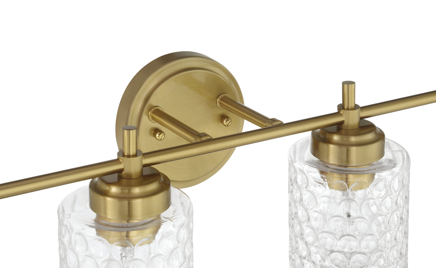 60504-SB - Claire 4 Light 30" Wide Vanity Light - Satin Brass