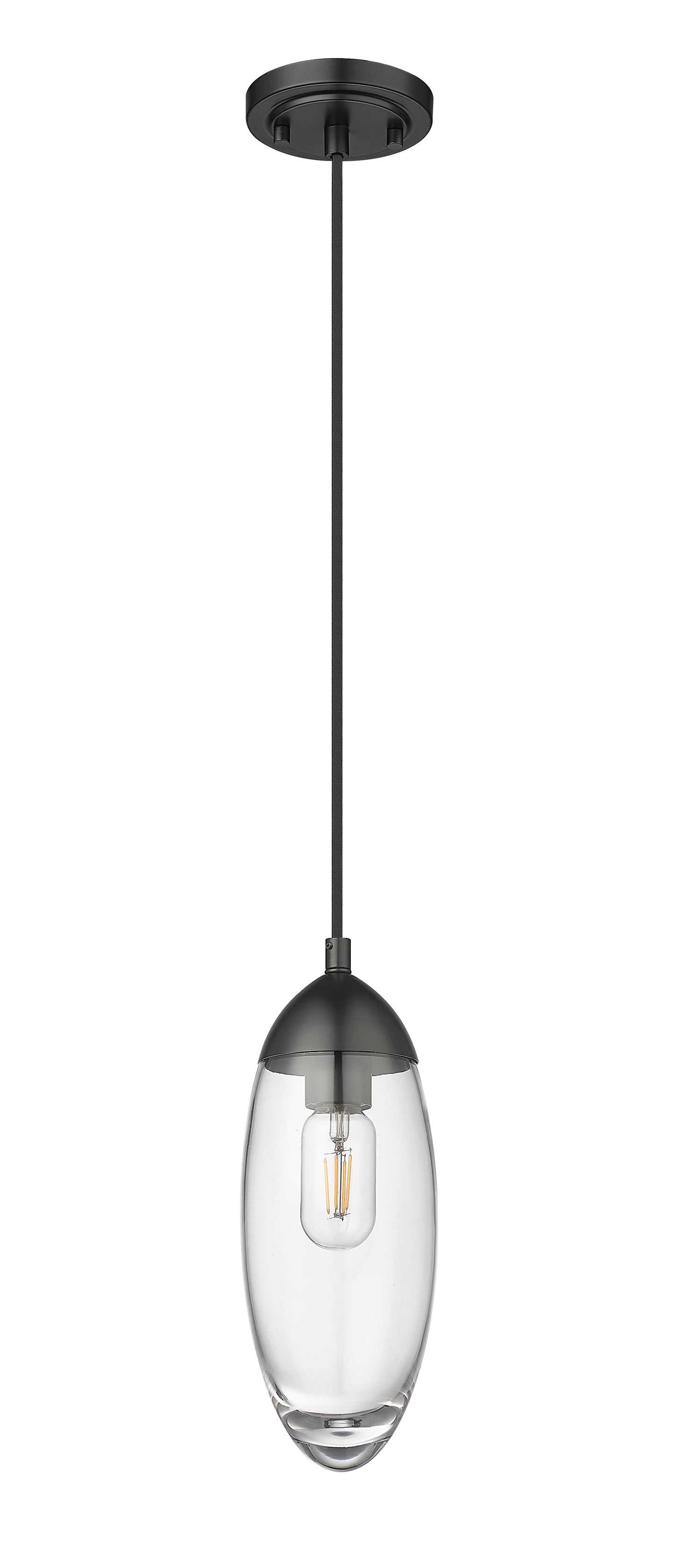 651P-MB - Arden 1 Light 4" Pendant - Matte Black