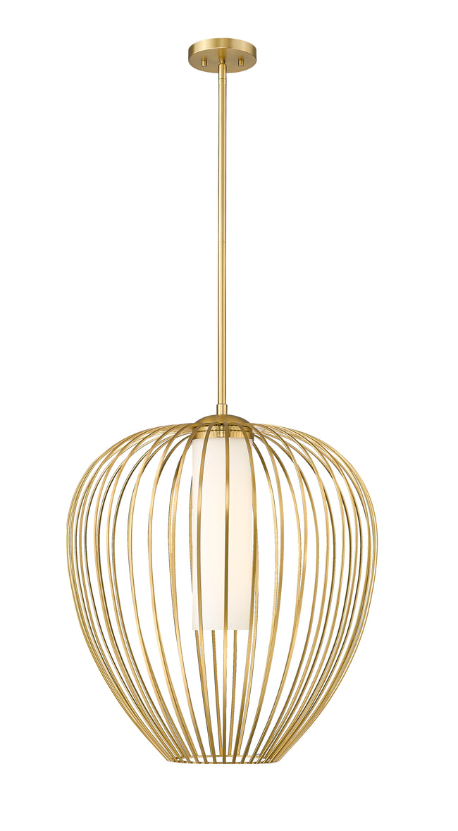 7507-22MGLD - Savanti 1 Light 22" Pendant - Modern Gold