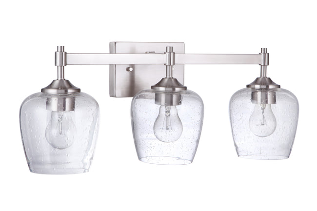 12422BNK3 - Stellen 3 Light 22" Wide Vanity Light - Brushed Nickel