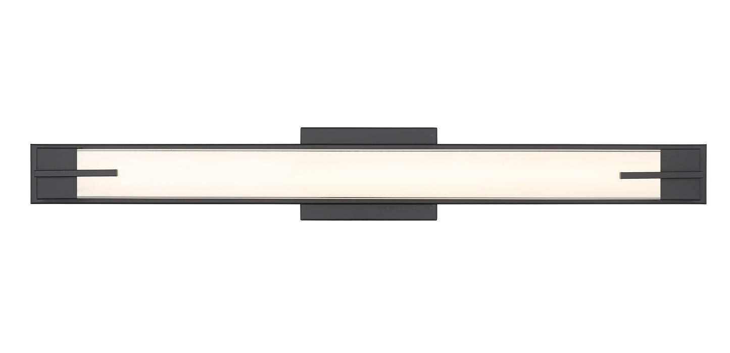 4100-33W-MB-LED - Chase 1 Light 33" Vanity - Matte Black
