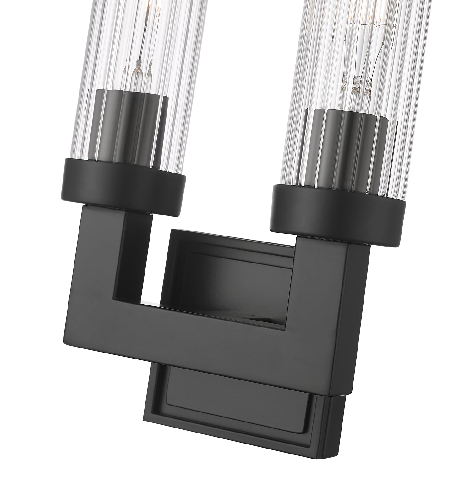 740-2S-MB - Beau 2 Light Wall 17" Sconce - Matte Black