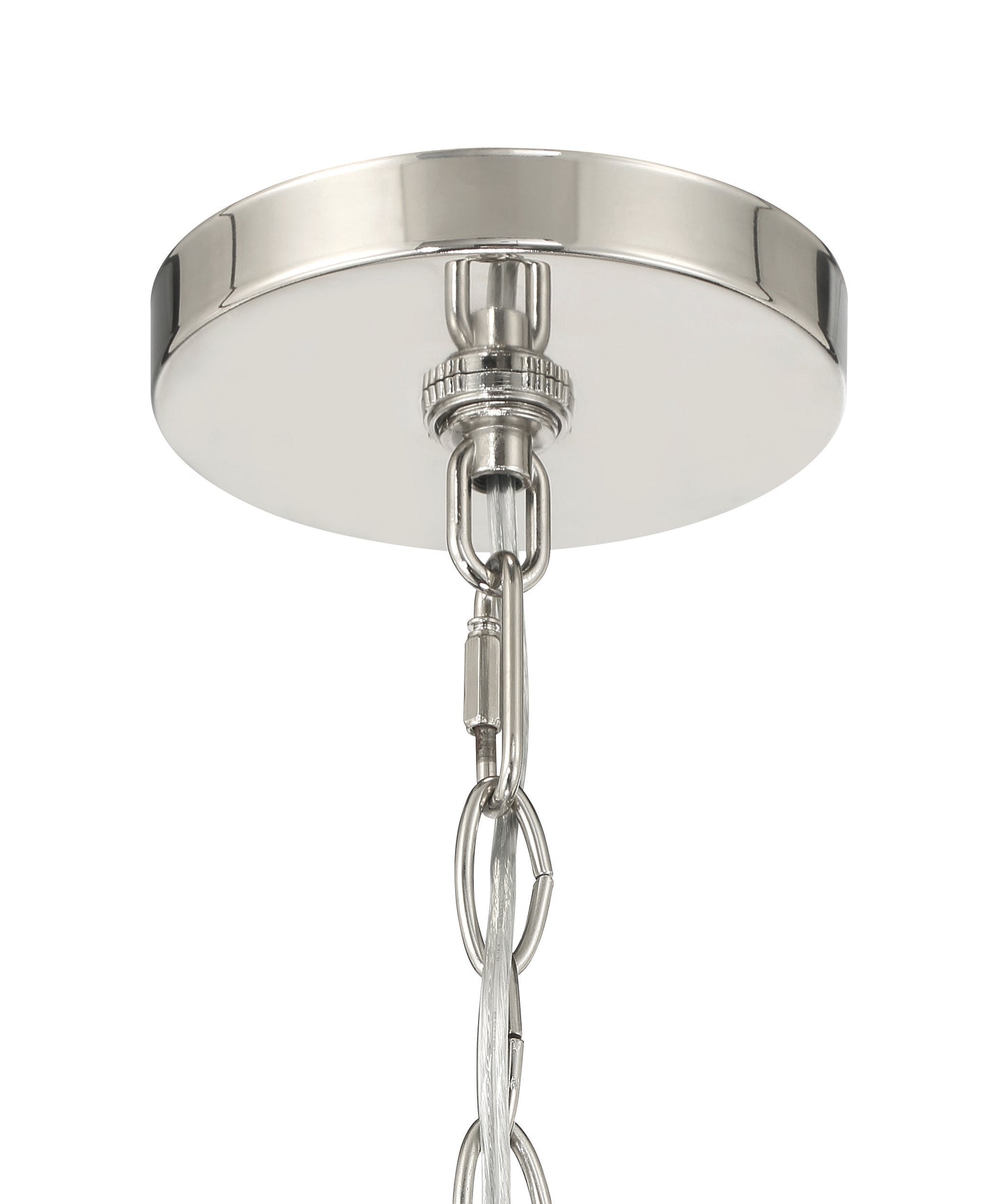 58491-PLNBWN - Freeform 1 Light 9.5" Wide Pendant - Polished Nickel / Black Walnut