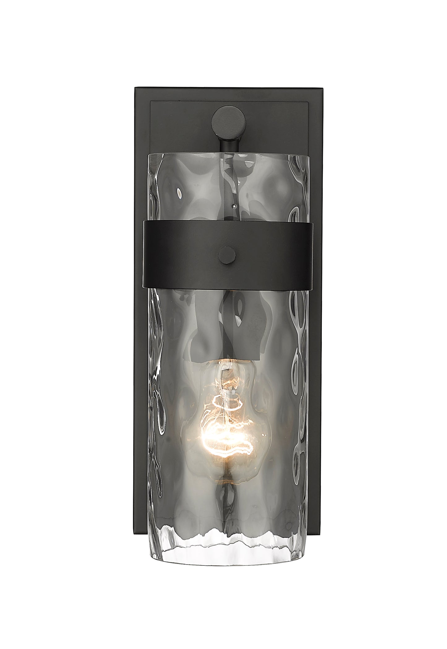 3035-1V-MB - Fontaine 1 Light Wall 11" Sconce - Matte Black