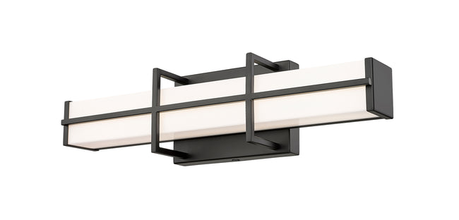 1011-18W-MB-LED - Harrison 1 Light 18" Vanity - Matte Black