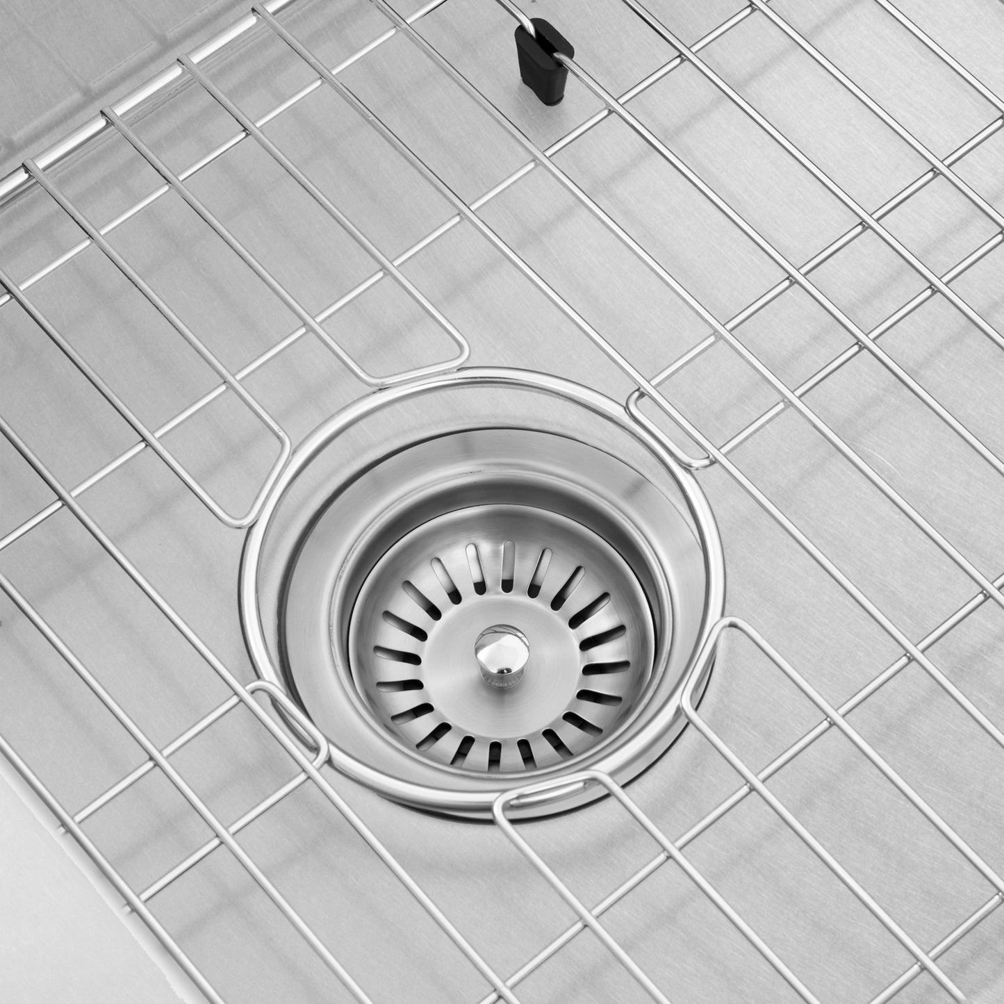 SLT-45S - 45" Breckenridge Undermount Triple Bowl Satin Stainless Steel Kitchen Sink with Bottom Grid