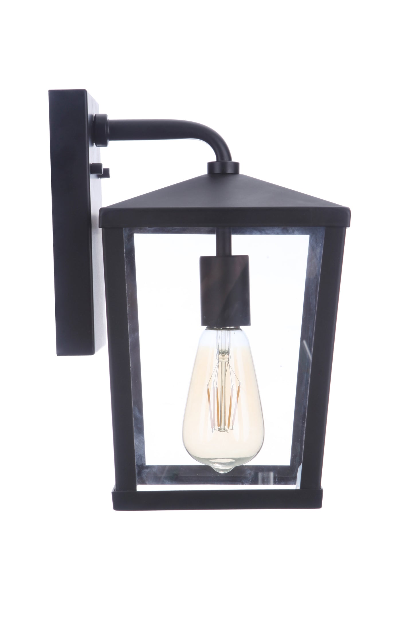 ZA4604-MN - Olsen 1 Light 12.13" High Outdoor Wall Lantern - Midnight