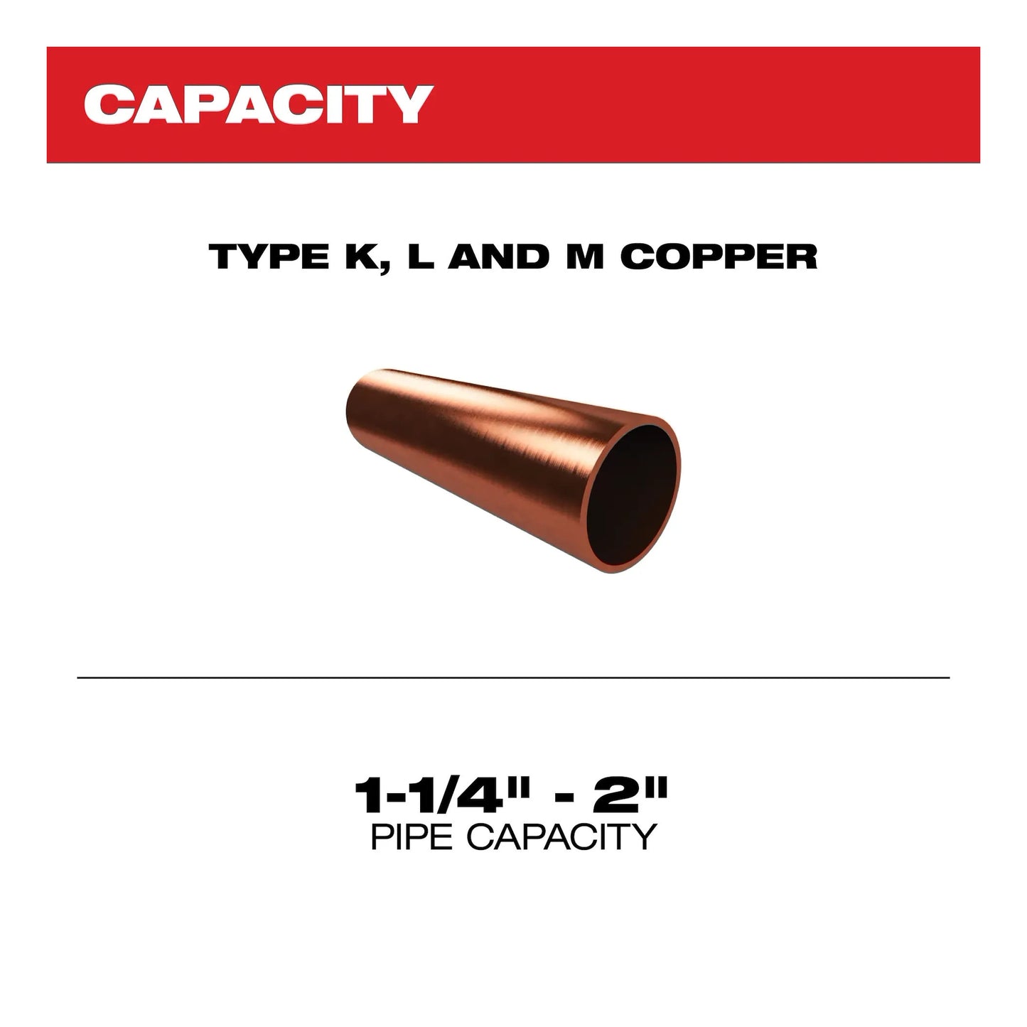 2479-20 - M12 Brushless 1-1/4" - 2" Copper Tubing Cutter
