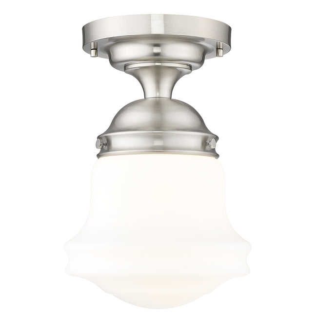 735F10-BN - Vaughn 1 Light Flush 10" Mount - Brushed Nickel