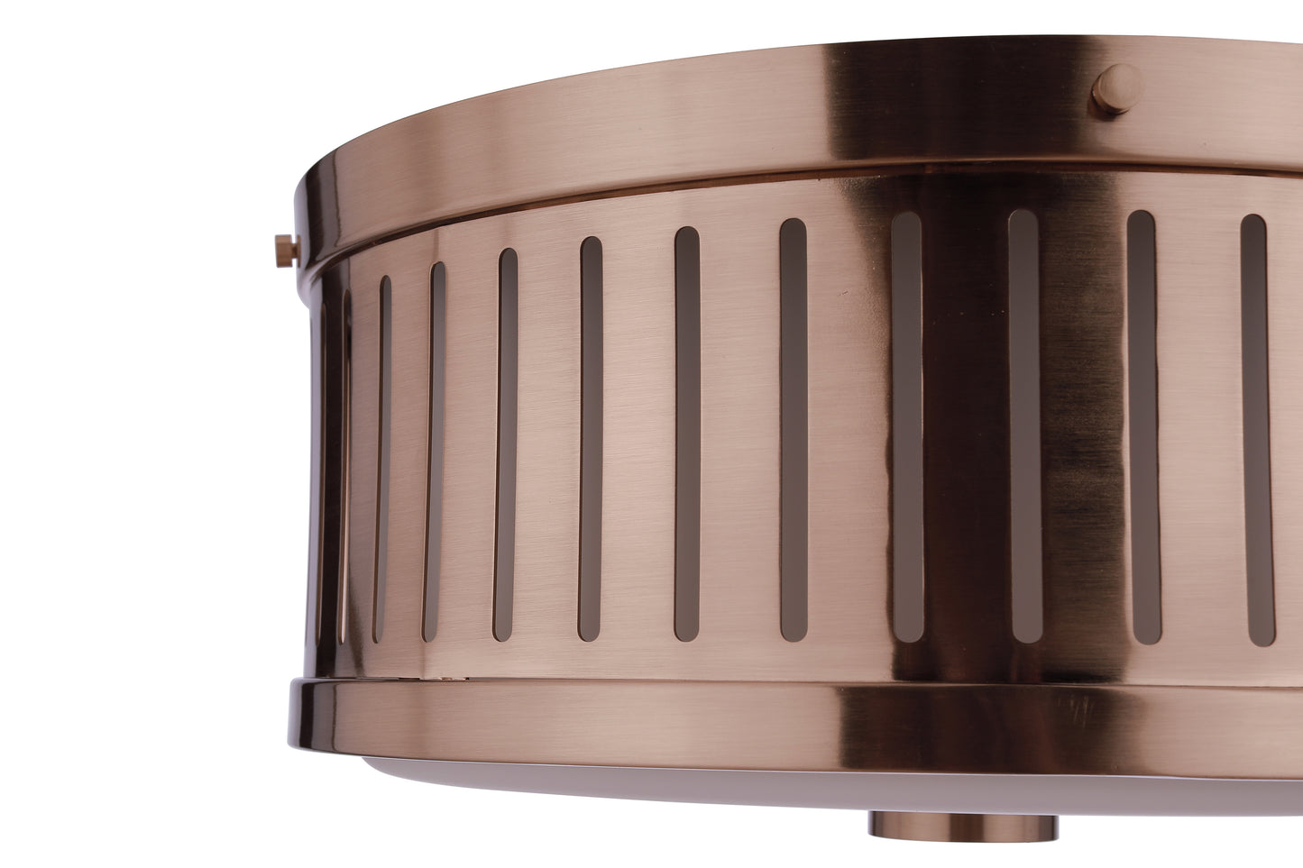 X3313-SB - Livingston 3 Light 13" Wide Flush Mount - Satin Brass
