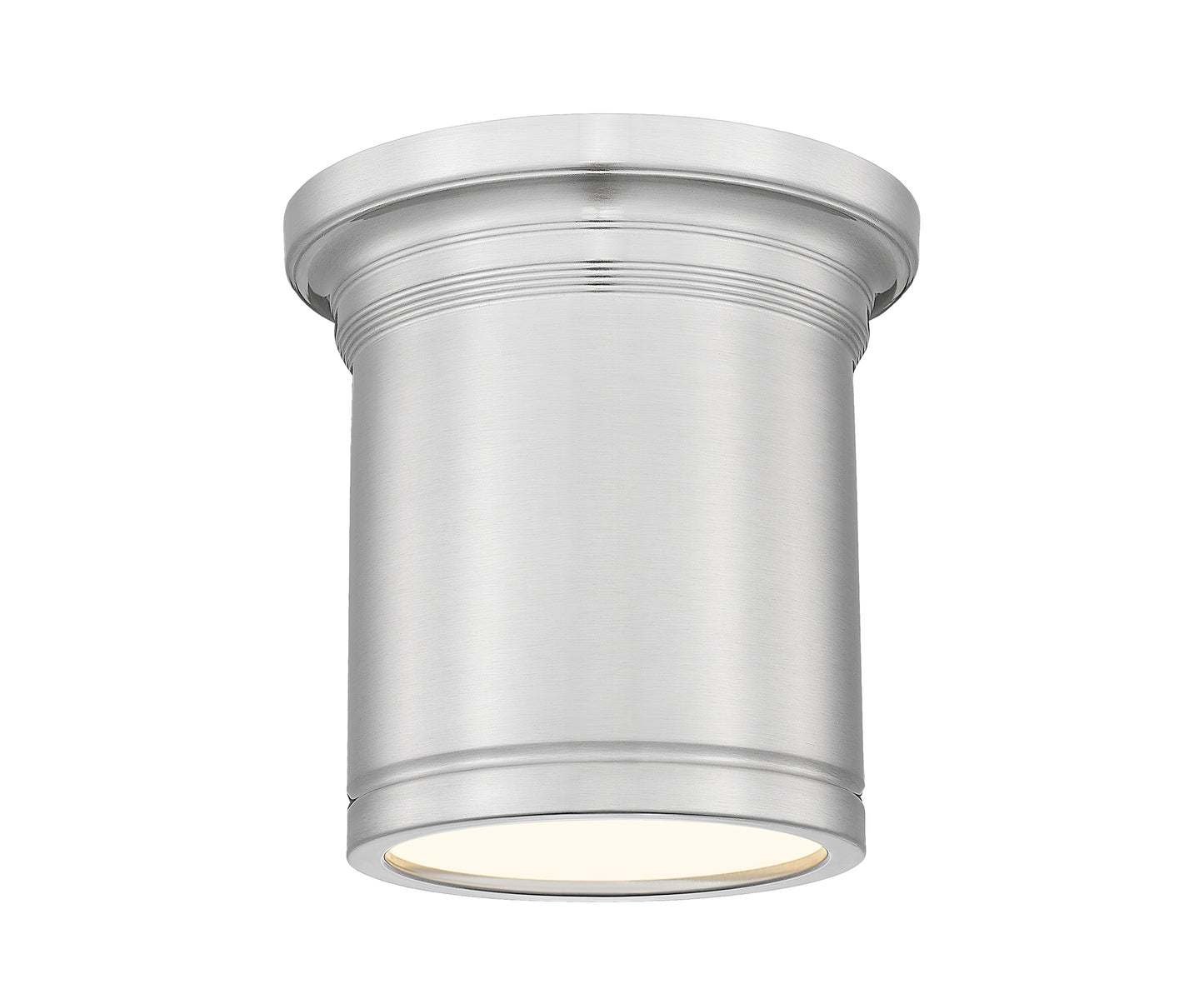 7702F8-BN-LED - Bentley 1 Light Flush 8" Mount - Brushed Nickel