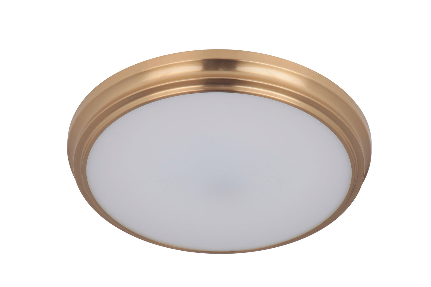 X6611-SB-LED - X66 flushmounts 1 Light 11" Wide Flush Mount - Satin Brass